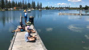 Kids fishing (courtesy of NSW DPIRD - Fisheries)